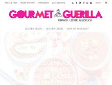 Tablet Screenshot of gourmetguerilla.de